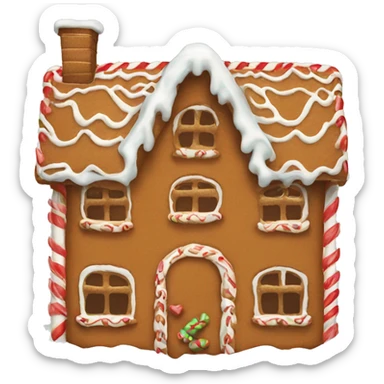 gingerbread house sticker