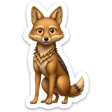 jackal sticker