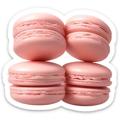 Light pink macarons sticker