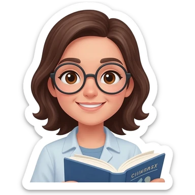 kind female genius sticker