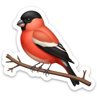 bullfinch sticker