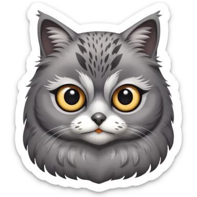 Buho gato sticker