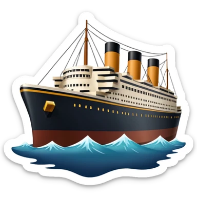 titanic sticker