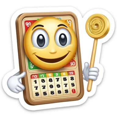 mascot for TheADDScratcher YouTube channel, lottery scratcher ticket character, fun and energetic sticker