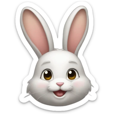 yugy bunny bunny bunny sticker