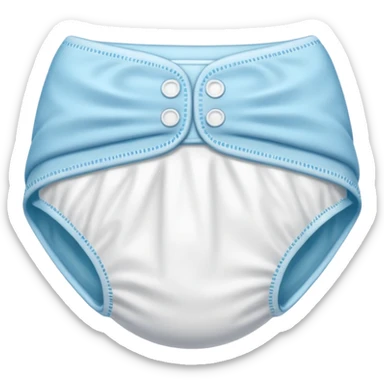 nappy - more simple sticker