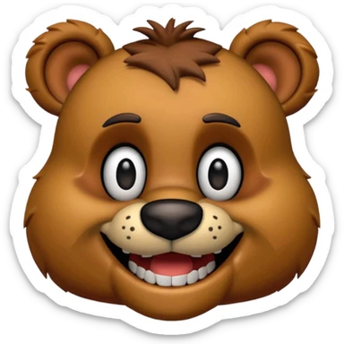 Freddy Faz Bear sticker