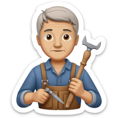 Wood Carving Craftsman sticker