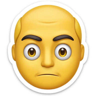 arrogant emoji sticker