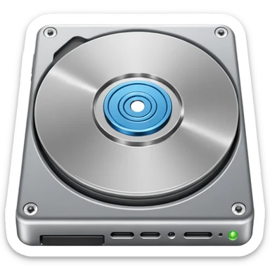 hard drive clean up sticker