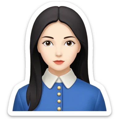 Милая девушка в белой одежде смотрит вперёд и пьет чай укутавшись светло розовым пледом  sticker