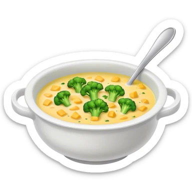 Broccoli cheddar soup  sticker