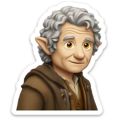 bilbo baggins sticker