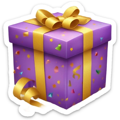 Caja sorpresa sticker