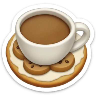 Christmas coffee cookies  sticker