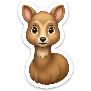 Danish doe wisk sticker