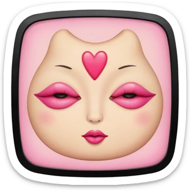 Le bisou sur le ventre  sticker