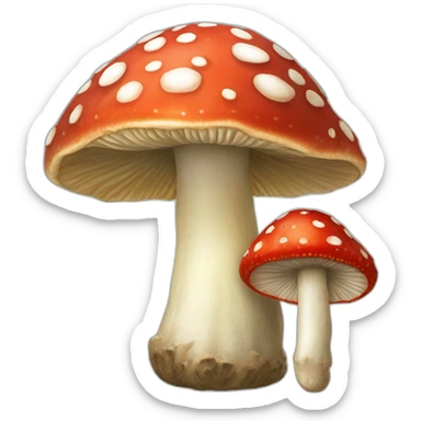 amanita muscaria sticker