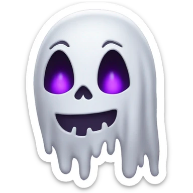 purple gost sticker
