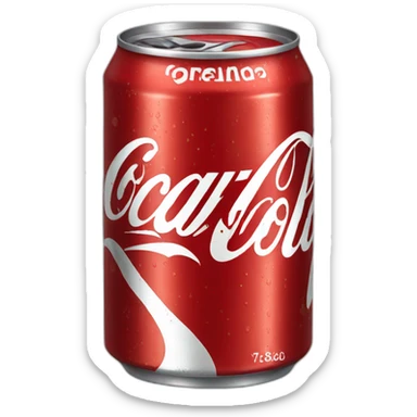 coca cola can sticker