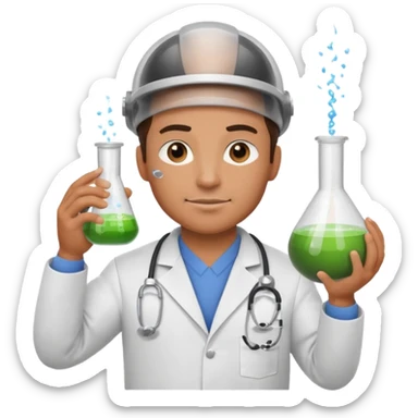 Football Player Science sticker