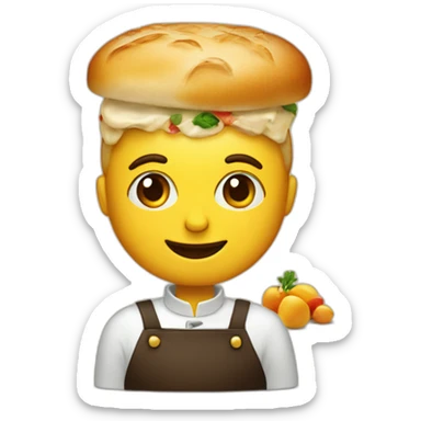 Gourmet food sticker