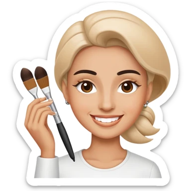 Brow artist  sticker