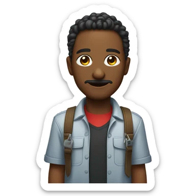 A mixture of ⏳and 🥵 sticker