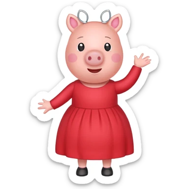 Peppa pig sticker