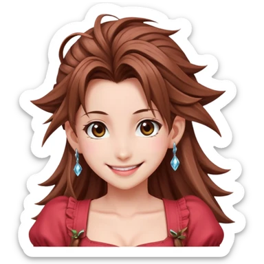 Aerith sexy character sticker