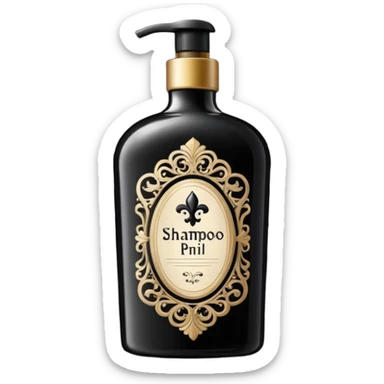 gothic shampoo sticker