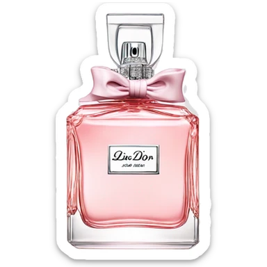 Miss dior perfume sticker