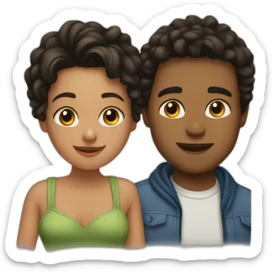 Max and lili sticker