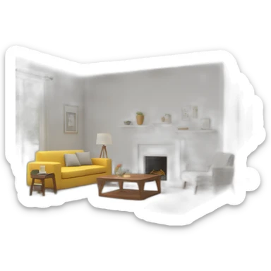 Install smart house for house sticker