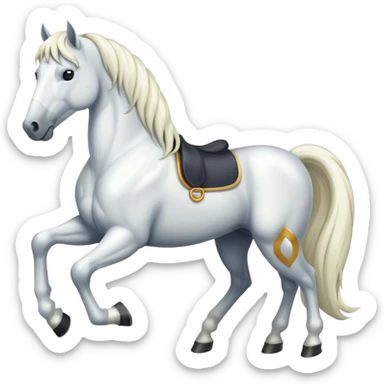 white horse emoji sticker