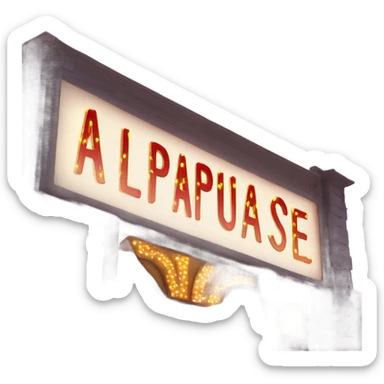 Applause sign flashing sticker