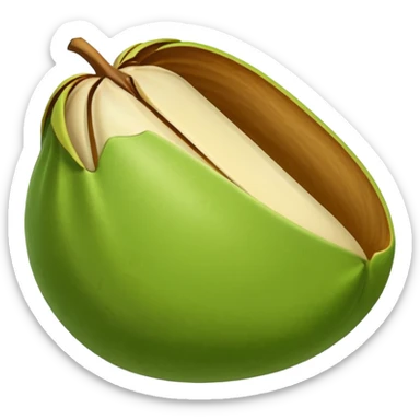 Pistachio emoji sticker