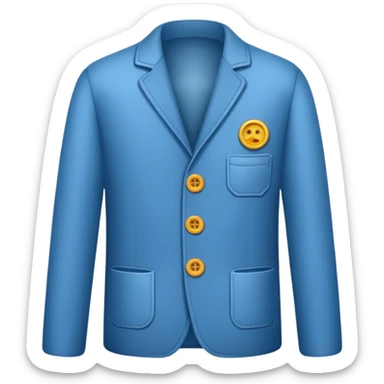 clothing button sticker