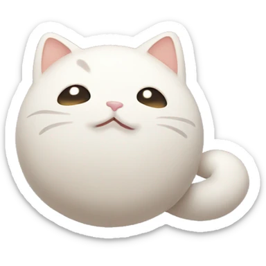 Mochi cat sticker