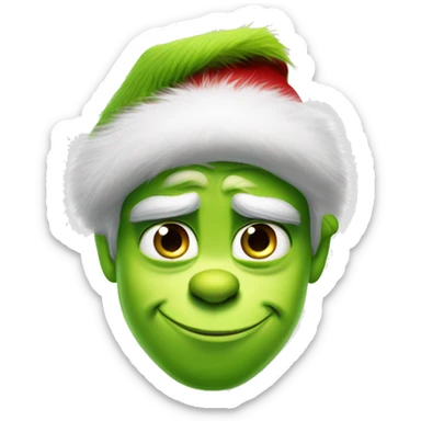 henry cavill as grinch sticker