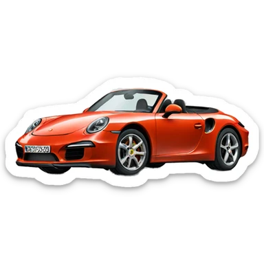Porsche sticker