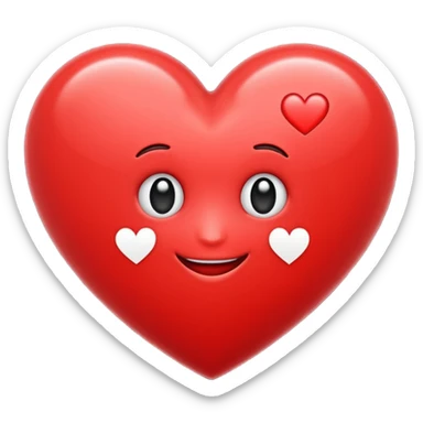 emoji herz mit buchstabe P drin sticker