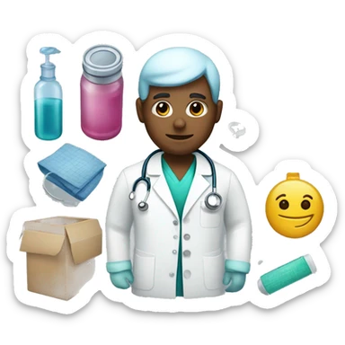 G Doctor and hospital supplies sticker