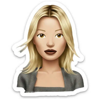 kate moss sticker