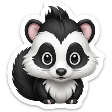 SKUNK WITH SIDE EYE sticker
