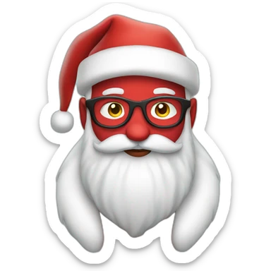 cool Father Christmas sticker