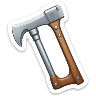 climbing axe sticker