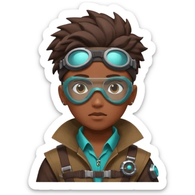 Ekko from the Arcane (a Netflix animation) sticker