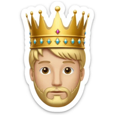 Faceless King sticker