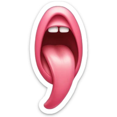 tongue sticker
